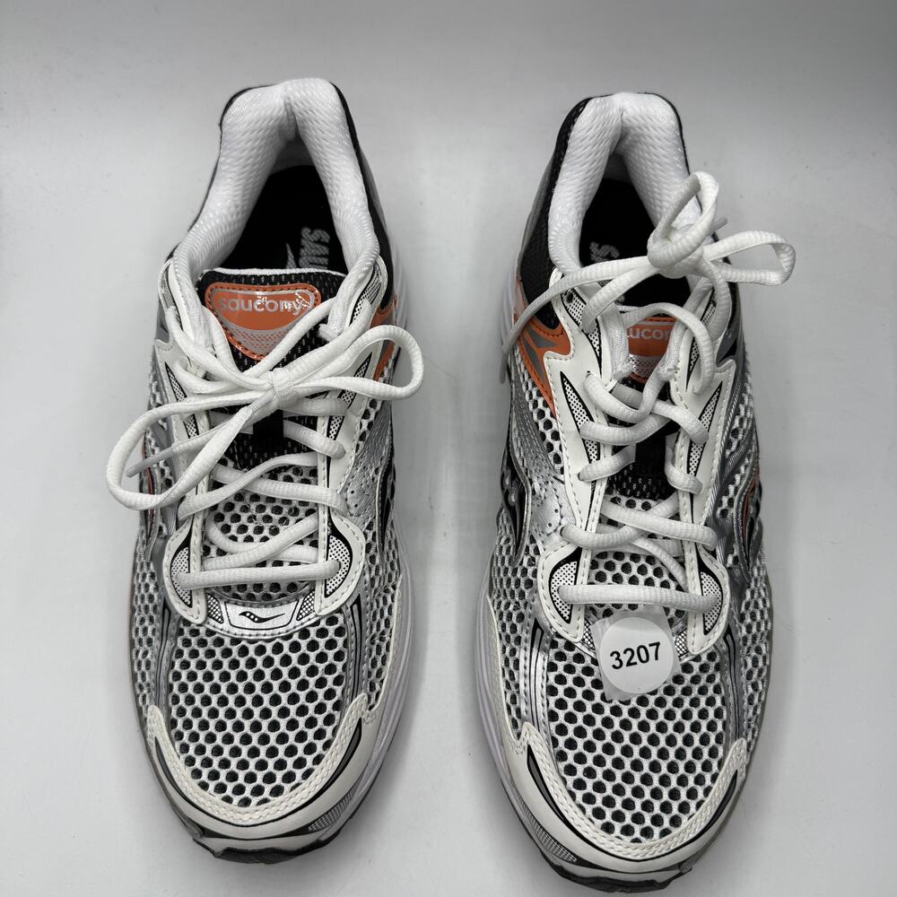 NEW Saucony ProGrid Omni 9 Sneakers Silver/Orange Size US W 11.5 / M 10 - Picture 11 of 11